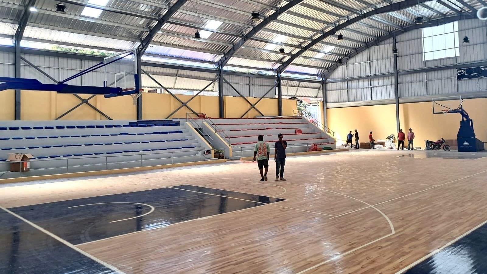Gobierno remodela y construye techado del Gustavo Behall en Puerto Plata, 1er. Club Deportivo de RD; será entregado este domingo