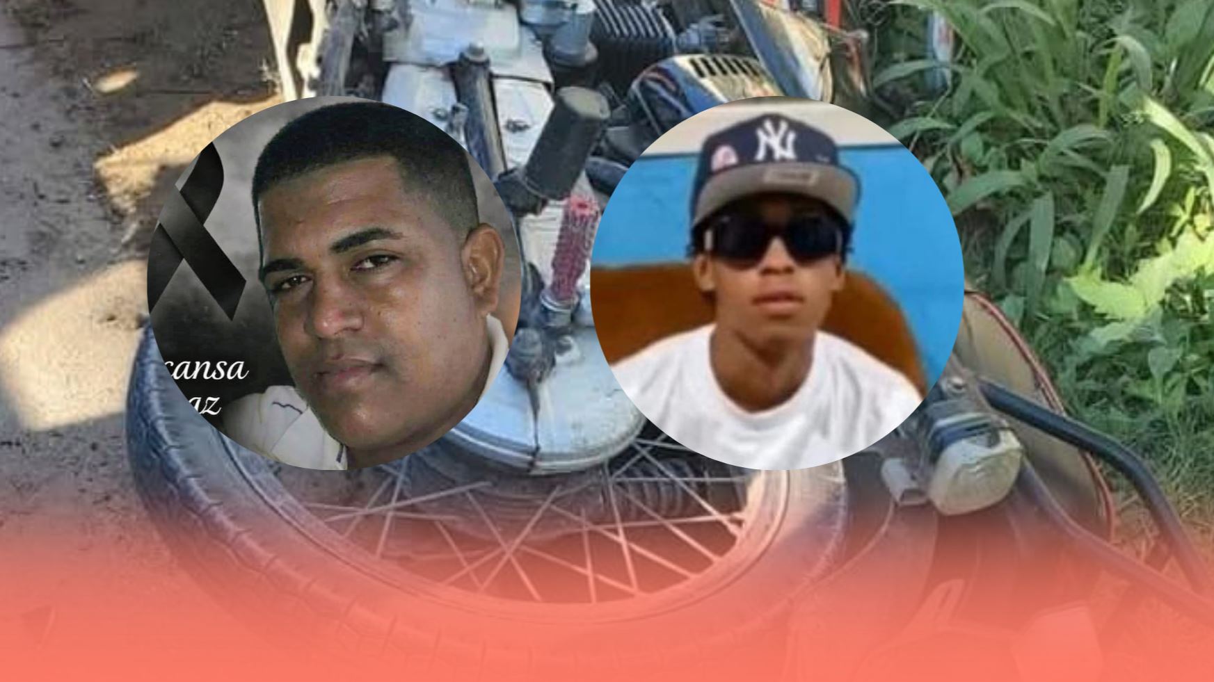 Accidentes de motocicletas dejan dos muertos en Villa Montellano y Guananico