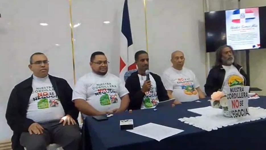 Convocan marcha contra exploración minera en la cordillera Septentrional