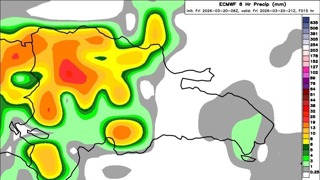 Advierten sobre ocurrencia de fuertes lluvias debido a sistema frontal y vaguada