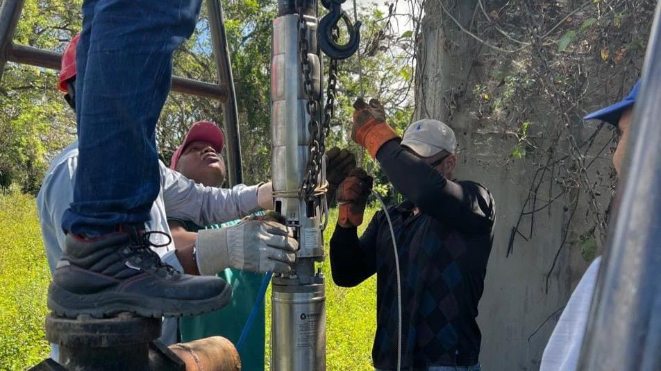 CORAAPPLATA instala nuevo sistema de bombeo en el Proyecto AMA, en Luperón